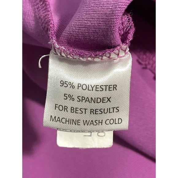 Peter Millar Windbreaker Jacket Purple Large Full-Zip Outdoors Golf Performace - Picture 9 of 10